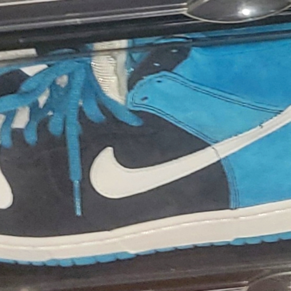 Size 10.5 Send Help Nike High Dunk SB Shoes